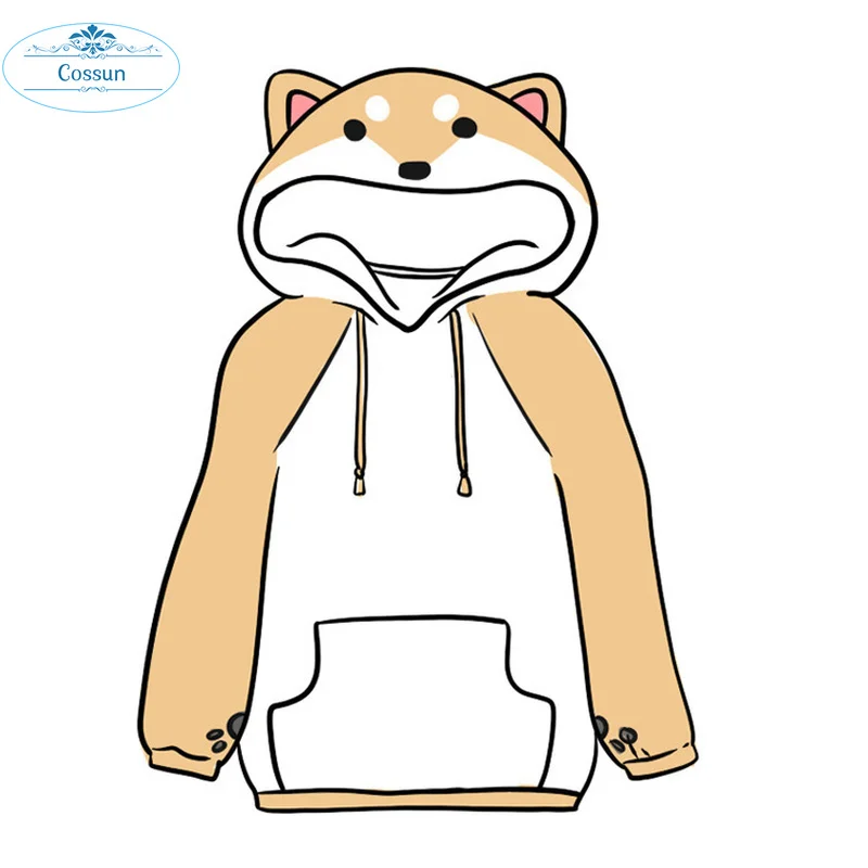 COSSUN 2020 толстовки DOGE Косплей Shiba Лисья Секретная служба (Inu милых щеночков свитер
