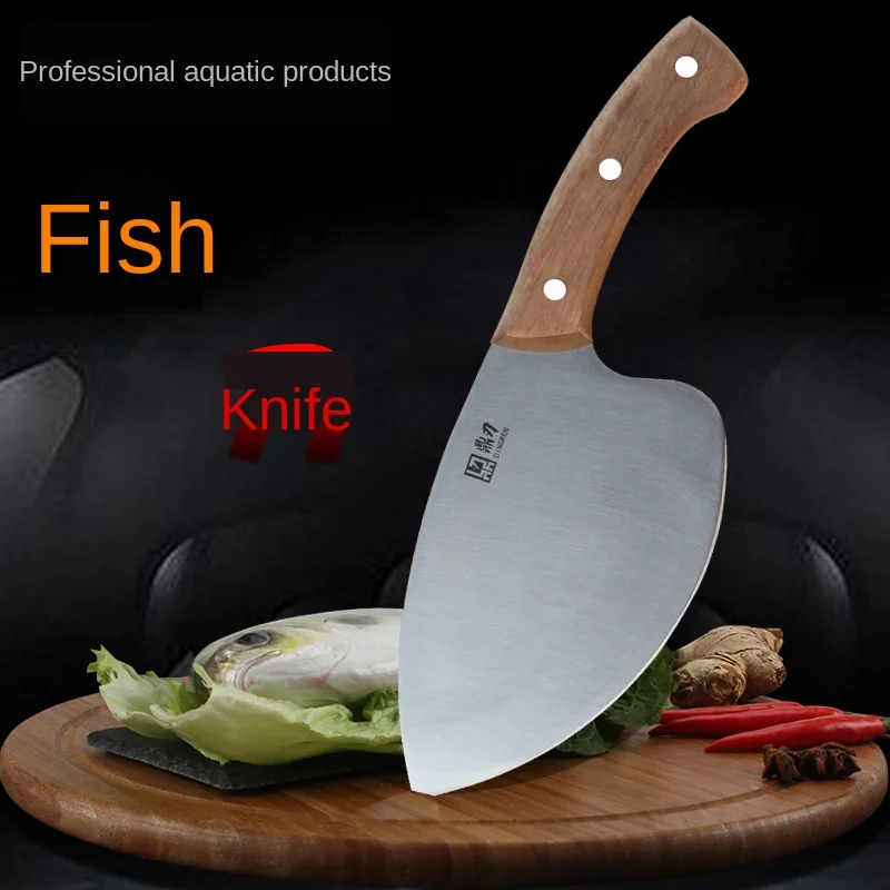 

Chef Knife Round Blade Belly Sharp Filleting Knives Kitchen Knives Cleaver Filleting Slicing Broad Butcher Fish knife