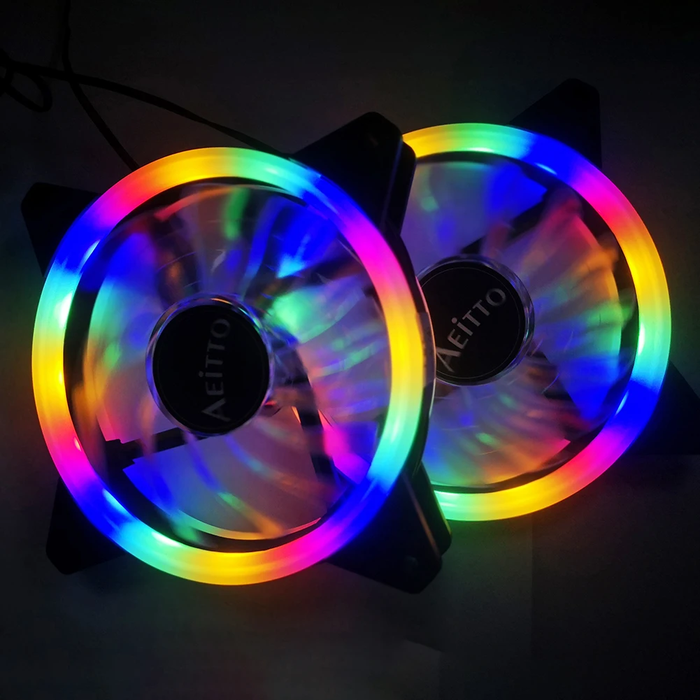 

PC Radiator CPU Cooling Fan 4 Pin PC Case Cooling CPU Fan DC 12V Silent Radiator Heatsink Computer Accessory