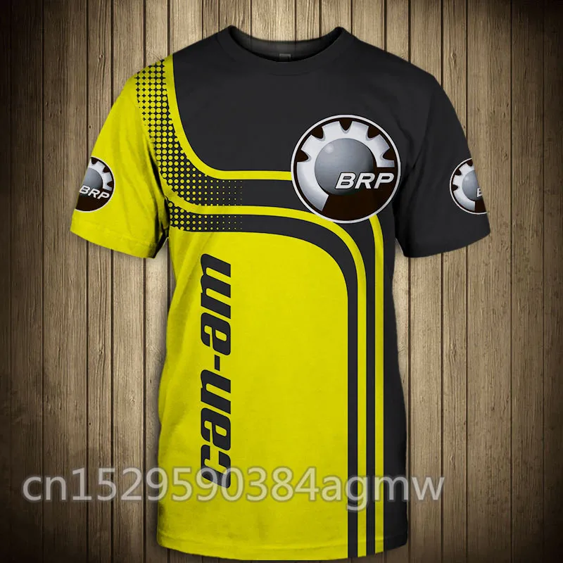 Высокое качество 2020 Мужская футболка с принтом мужские короткие новые Can-Am