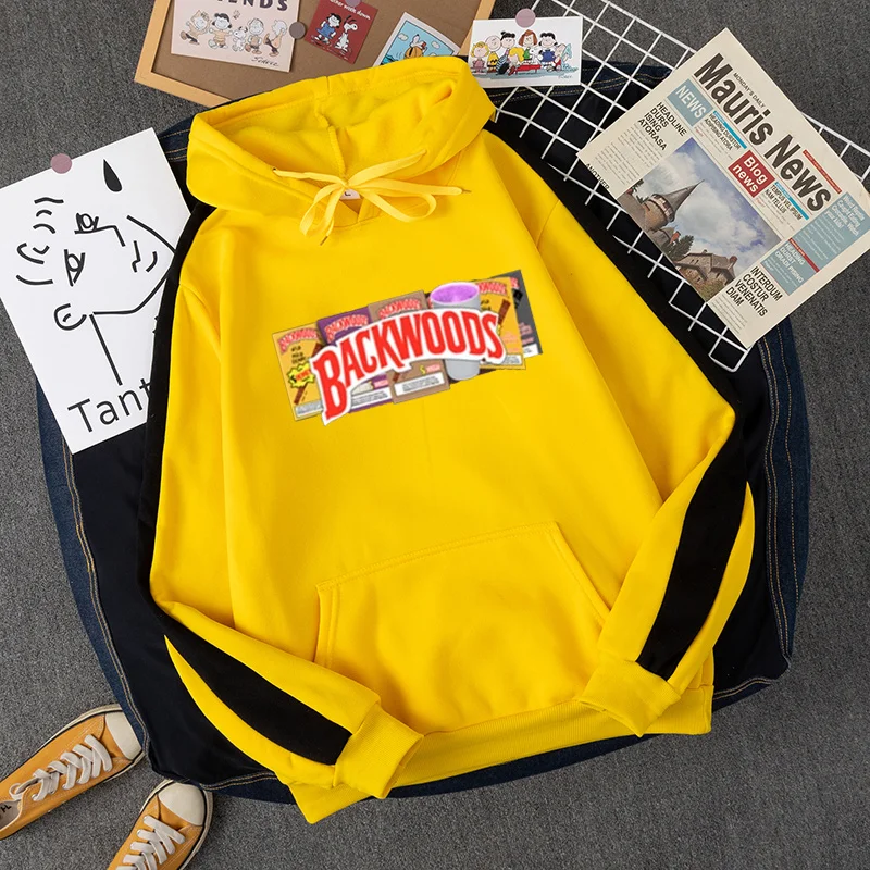 

Men's Clothing BACKWOODS Print Hoodies Men Hip Hop Casual Streetwear Fashion Funny Sweatshirts Kuroo Anime Casual Hooded Mens