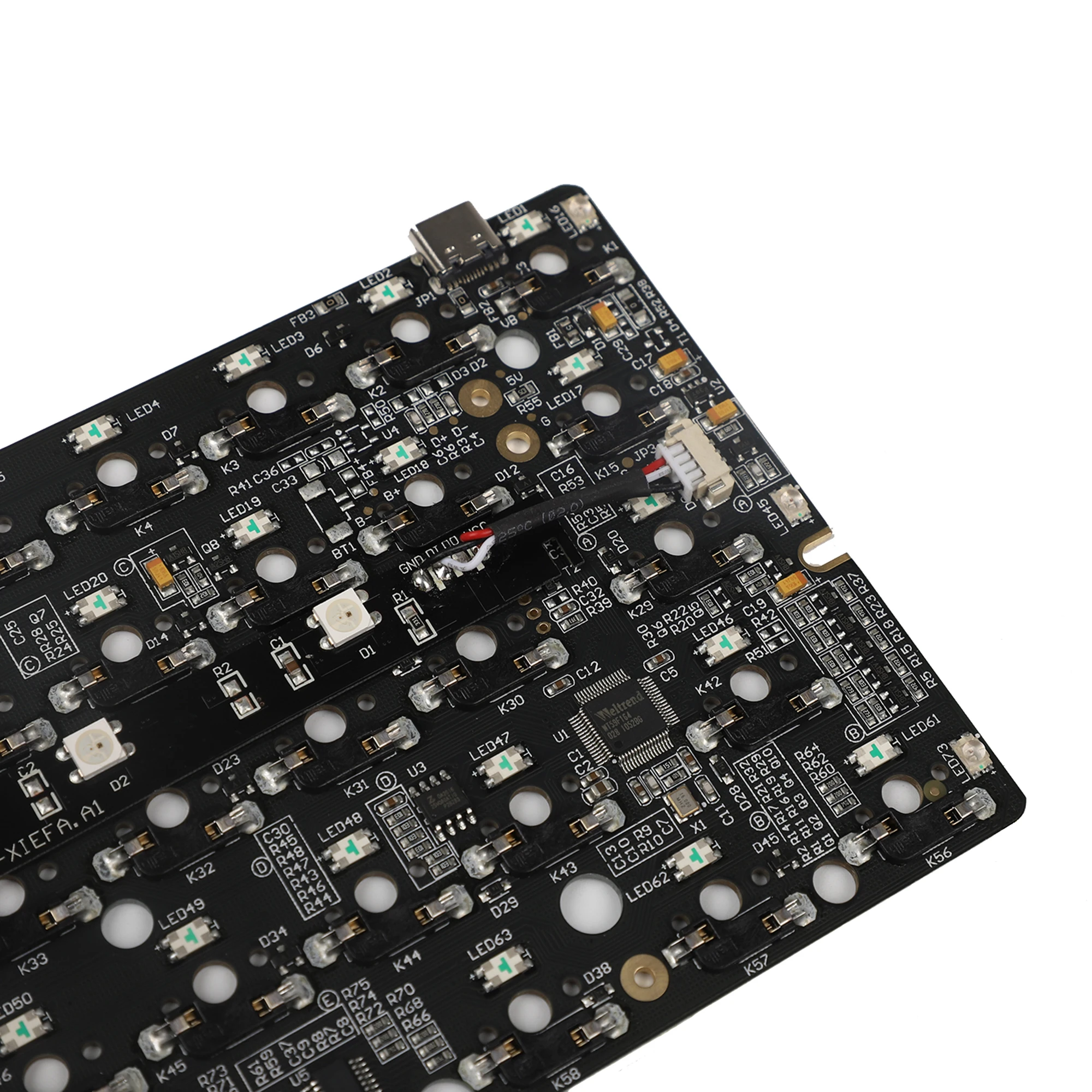 RGB светодиодная полоса горячий разъем для механической клавиатуры MX GK61 GK64 GK61X GK61XS GK64X GK64XS GK68X GK68XS GK73 GK73S