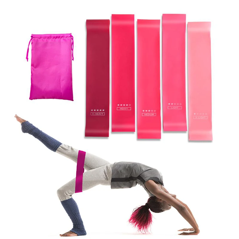 Йога Crossfit Эспандеры 5 уровня резиновые Тренировочный канат для перетягивания