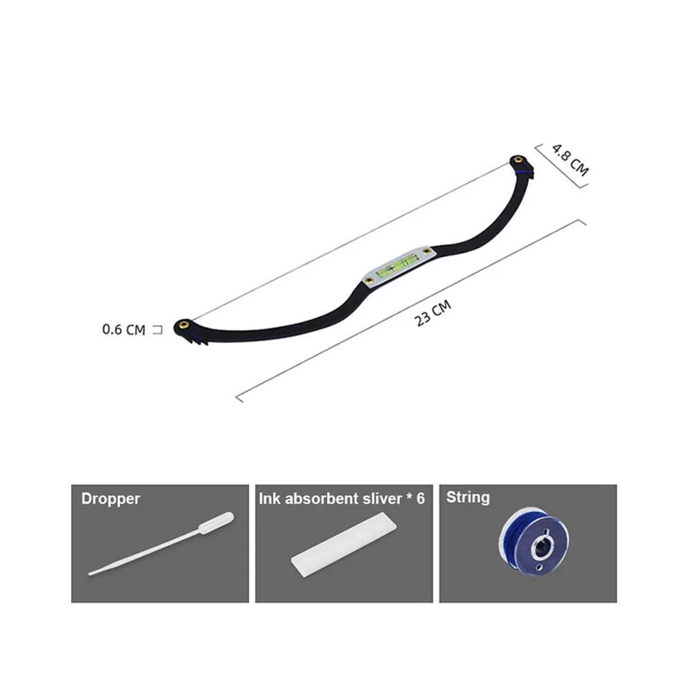 

Metal Tattoo Line Drawin Eyebrow Line Mark Ruler Brow Positioning Tool Microblading Mapping String Ruler Permanent Makeup Acc