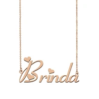 brinda name necklace custom name necklace for women girls best friends birthday wedding christmas mother days gift