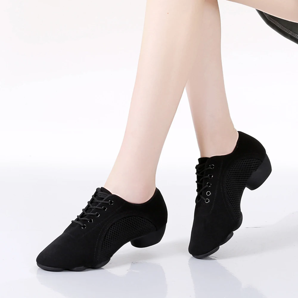 Туфли для латиноамериканских танцев из дышащей ткани Оксфорд|Обувь танцев| |