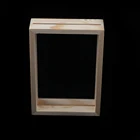 Фоторамка для документов рамка для картин Премиум деревянная декоративная настольная витрина двухсторонняя Стеклянная фоторамка