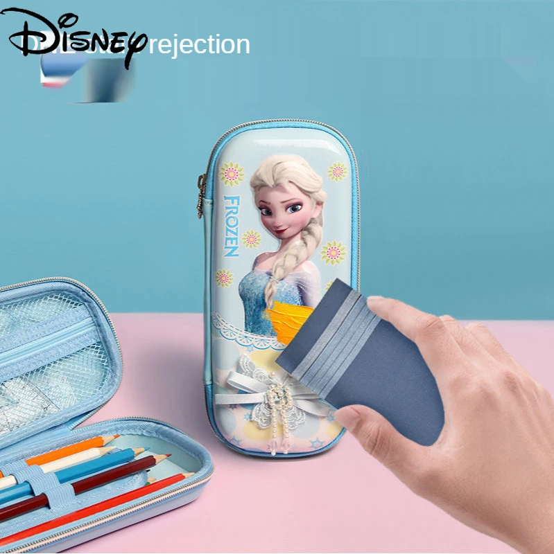 

Disney cute Frozen Elsa Minnie Mickey pencil case pencil case student pencil case male stain