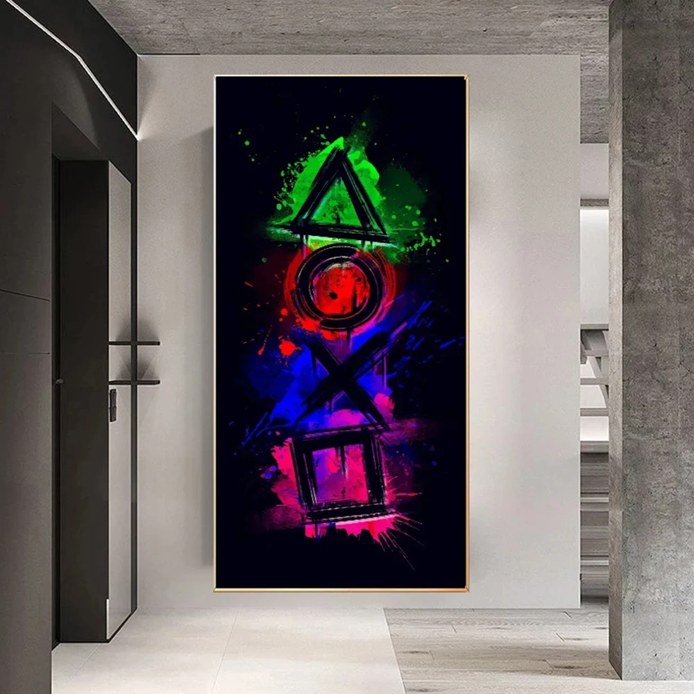 

Playstation Gamer Arena Gaming Wall Art Canvas Painting Prints Pictures Poster For Boys Living Room Home Interior Cuadros Decor