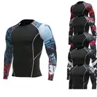 Зимний комплект термобелья, мужская спортивная одежда, тренировочные теплые базовые компрессионные колготки, костюм для бега, мужской тренажерный зал