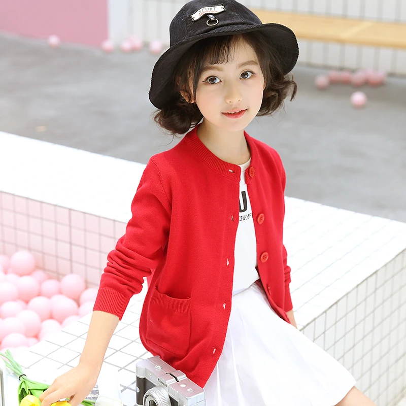 Кардиган свитер для девочек новинка 2020 зимнее пальто детей девочек| |