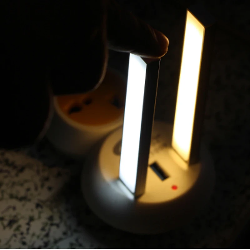 Портативная Светодиодная лампа для чтения книг с USB Ночной светильник на 24
