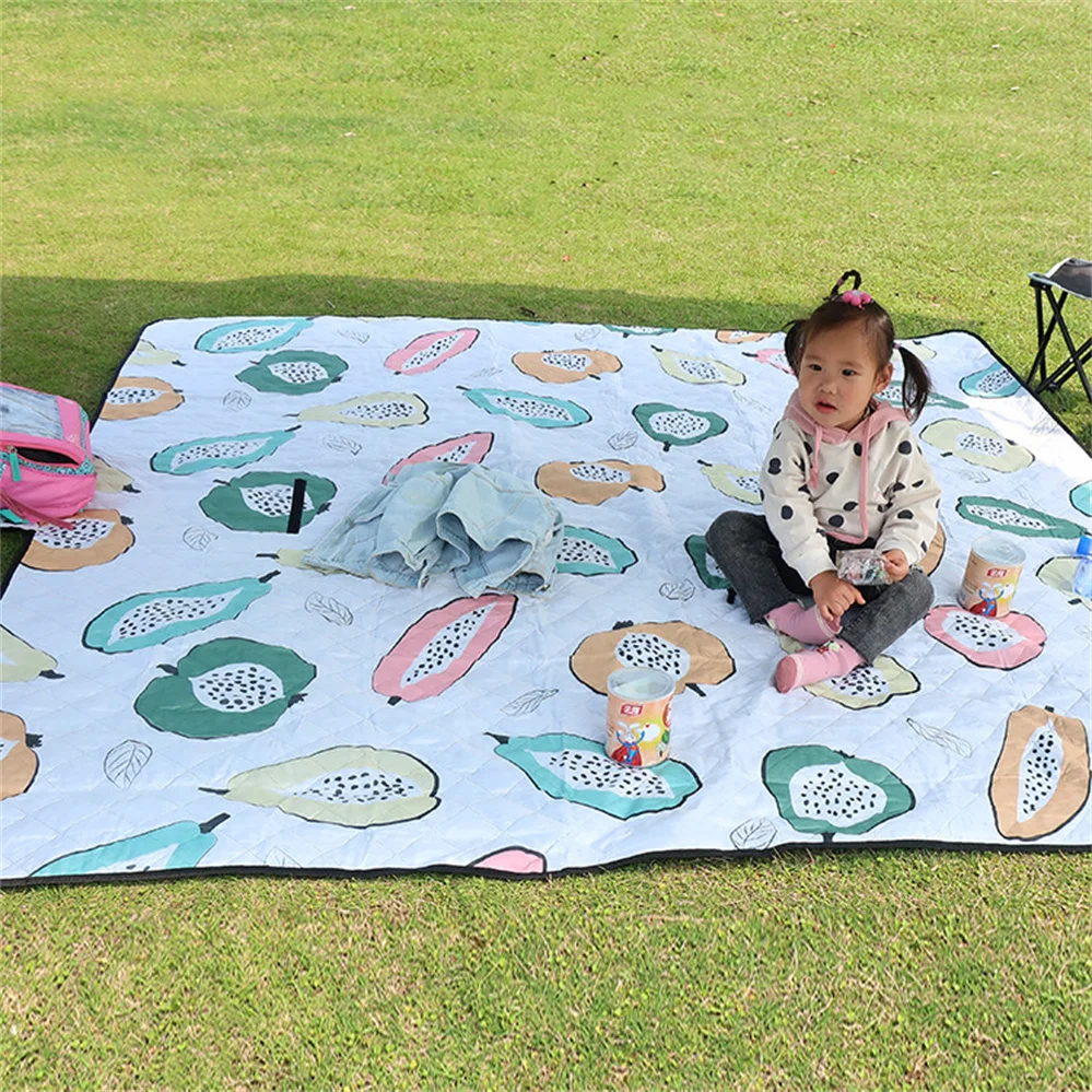 

Camping mat printing thickening moisture-proof mat waterproof picnic blanket beach outdoor travel mat