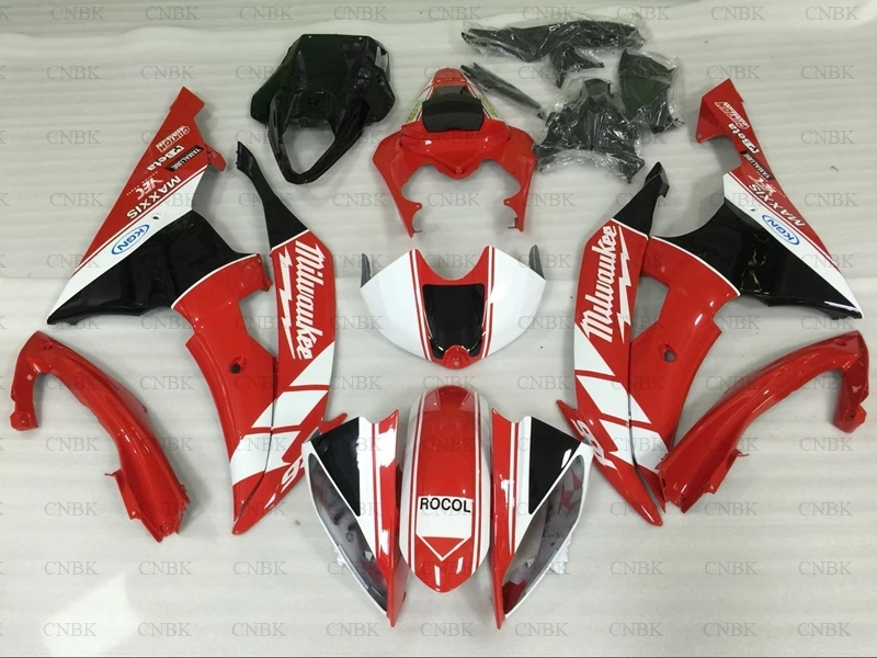Комплекты всего тела для YZF R6 08 09 YAMAHA YZFR6 Обтекатели 2014 комплекты 2008 - 2015 Красный