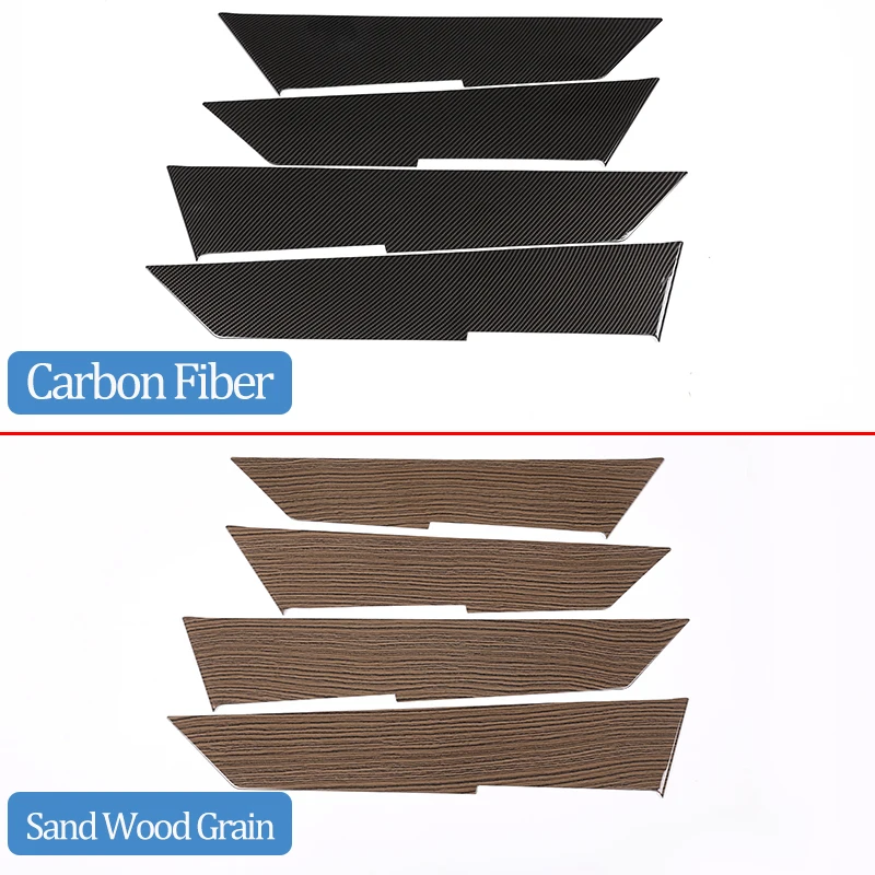 Sands Wood Grain ABS Plastic For Land Rover Range VELAR 2017 2018 Car Interior Door Handle Panel Cover Trim 4pcs | Автомобили и