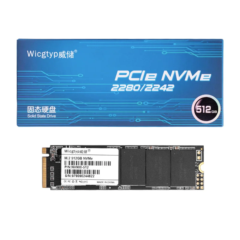 Wicgtyp M.2 SSD PCIe 1 ТБ жесткий диск NVMe pcie внутренний для ноутбука MSI/Thinkpad P50|Внутренние