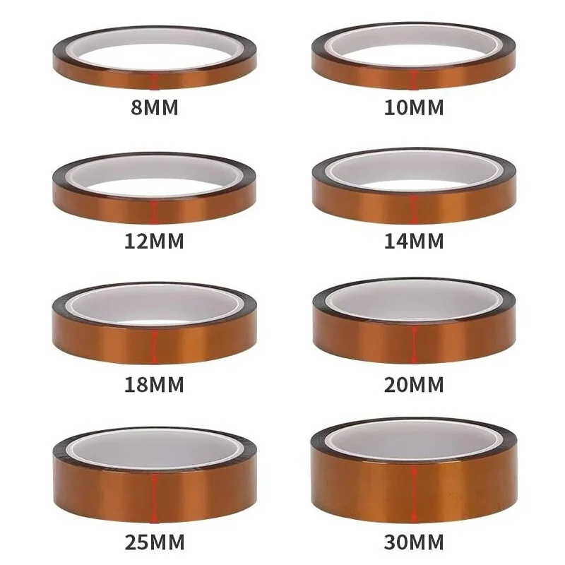 Heat Resistant Polyimide Tape High Temperature Adhesive Insulation Kap | Обустройство дома