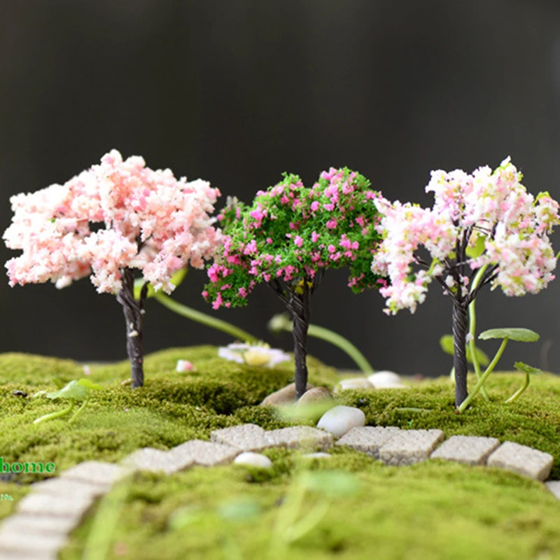 

Mini tree model miniature landscape resin crafts miniature garden DIY miniature viewing bonsai simulation plant