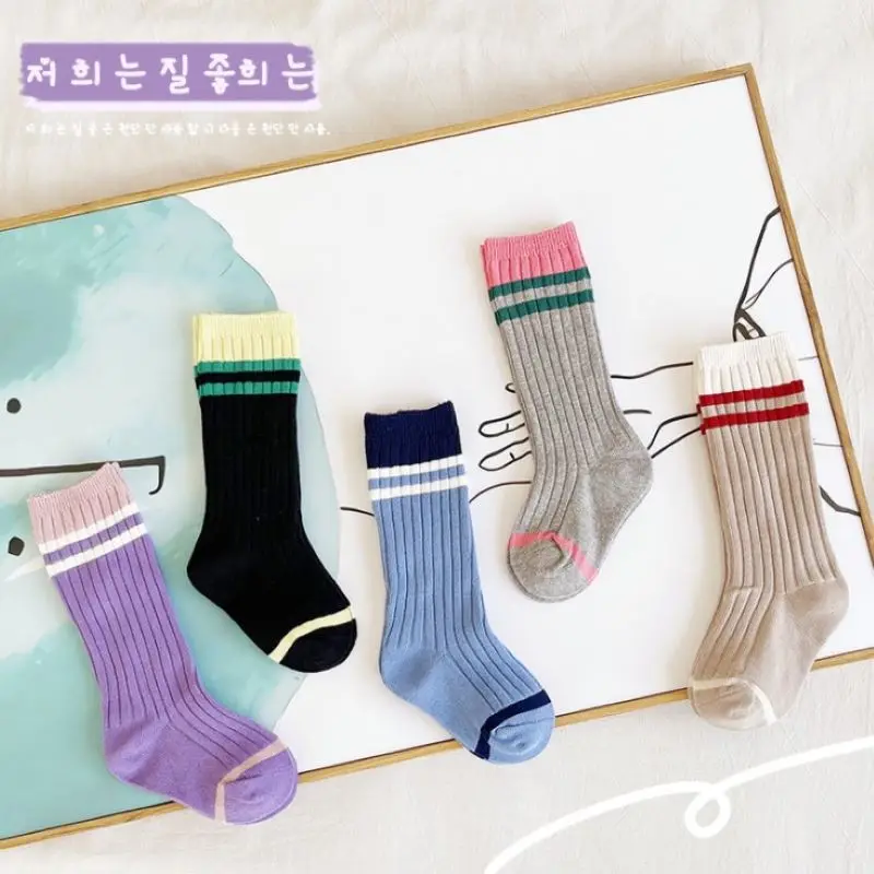 Для маленьких девочек носки для одежда малышей новорожденных из хлопка носочки