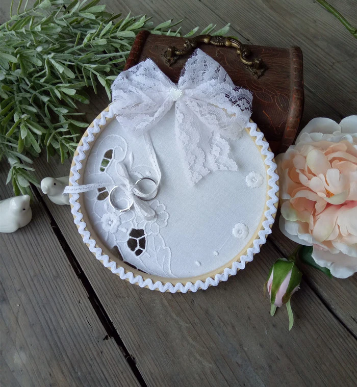 

Handmade Wedding props ring setting ring box creative wedding crafts