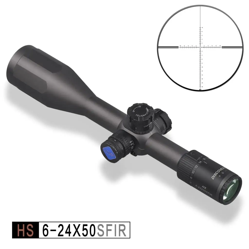 

Прицел охотничьей винтовки Discovery optics HS 6-24X50 SFIR с первым фокусным расстоянием, легким светом, 675 г, пожизненная Гарантия
