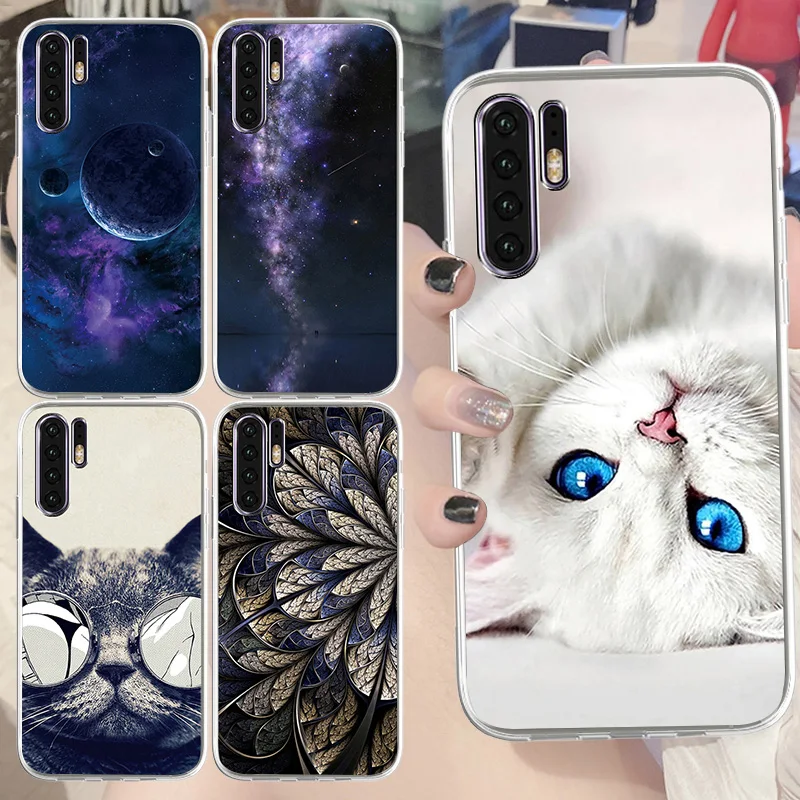 

Fashion Printing of Lovely White Cats TPU Back Phone Case for Huawei Hnonr 8A 8C 8X 9A 9C Mate10 10rpo RS Silicone Coque Covers