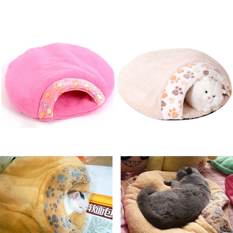 Спальный мешок для домашних животных кошек собак теплый спальный кровать домик