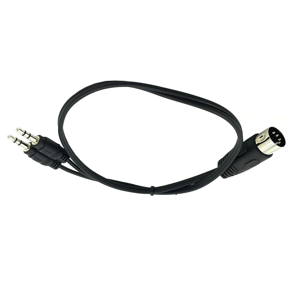 ERE MIDI Y Splitter Cable 50CM 5 Pin DIN Plug Male to Dual 3.5MM TRS AUX Stereo Jack Adapter Input | Электроника