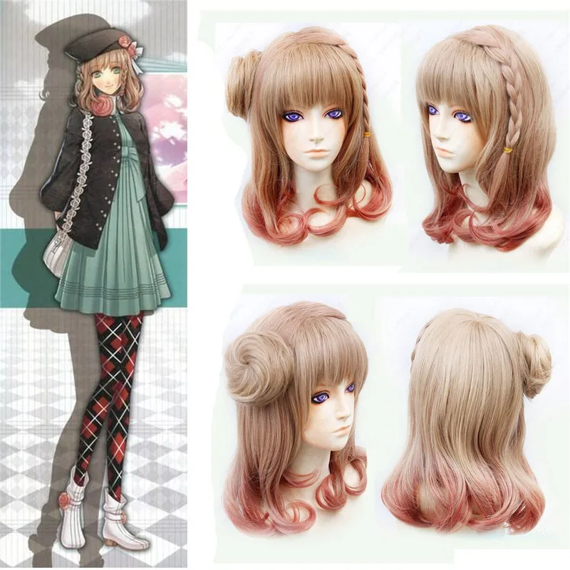 Amnesia Heroine Cosplay Costume Harajuku Party Brown Wig Halloween Cosplay Props