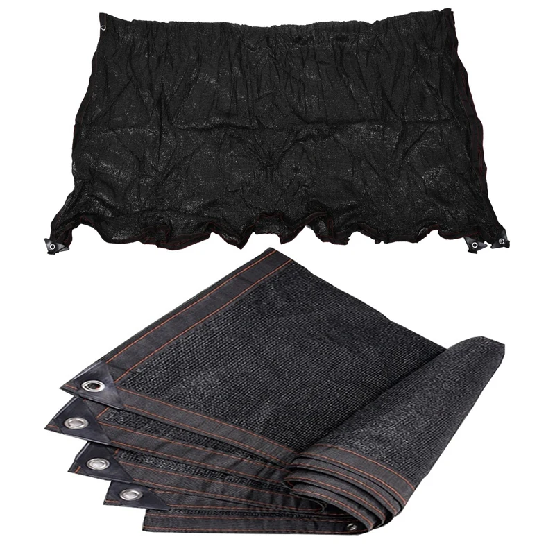 

2 Pcs Sun Mesh Sunblock Outdoor Garden Anti-Uv Sunscreen Shade Sails Sunblock Shade Cloth Net, 2X2M & ​2X3M