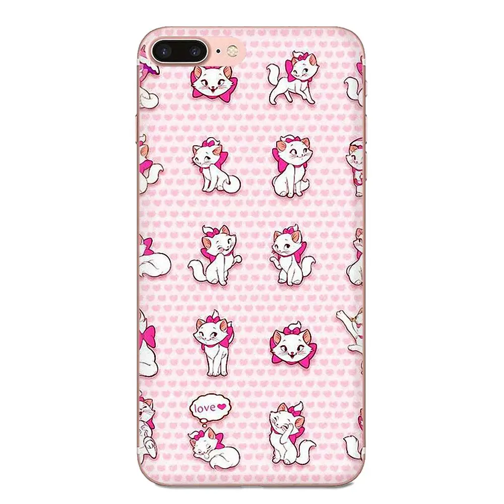 Розовый оригинальный термополиуретановый чехол Marie Cat для Galaxy Note 10 A10E A10S A20S A30S A40S