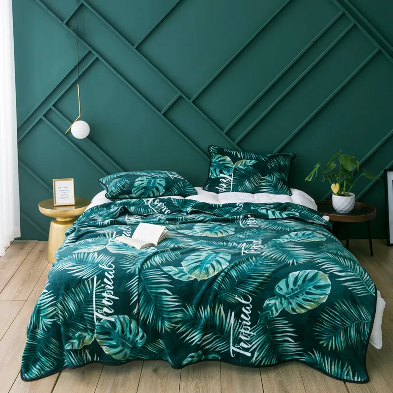 270gsm фланелевый с принтом одеяло из кораллового флиса супер мягкое покрывало для