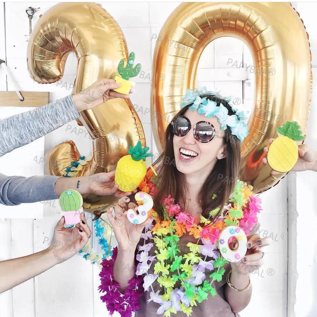 Большие фольгированные шары в виде цифр 30/40 дюймов