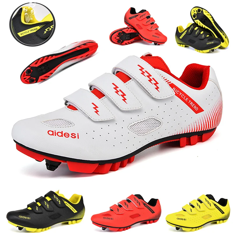 

Men Breathable Racing Road Bike Shoes New Style MTB Cycling Shoes Self-Locking Professional Bicycle Sneakers Sports Shoes