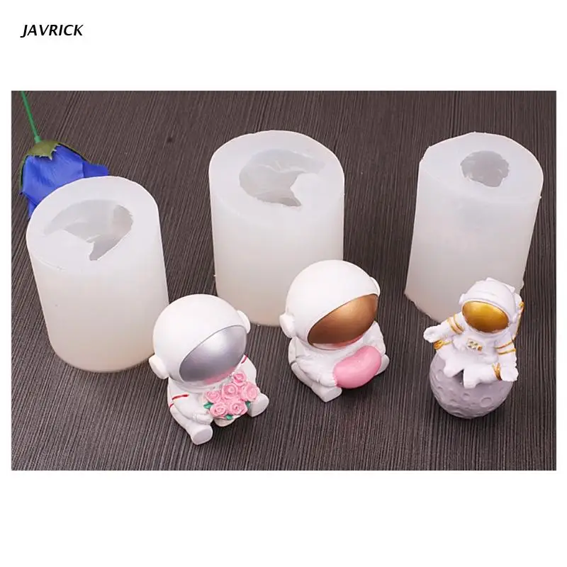 

Astronaut Candle Epoxy Resin Mold Ornaments Aromatherapy Plaster Silicone Mould