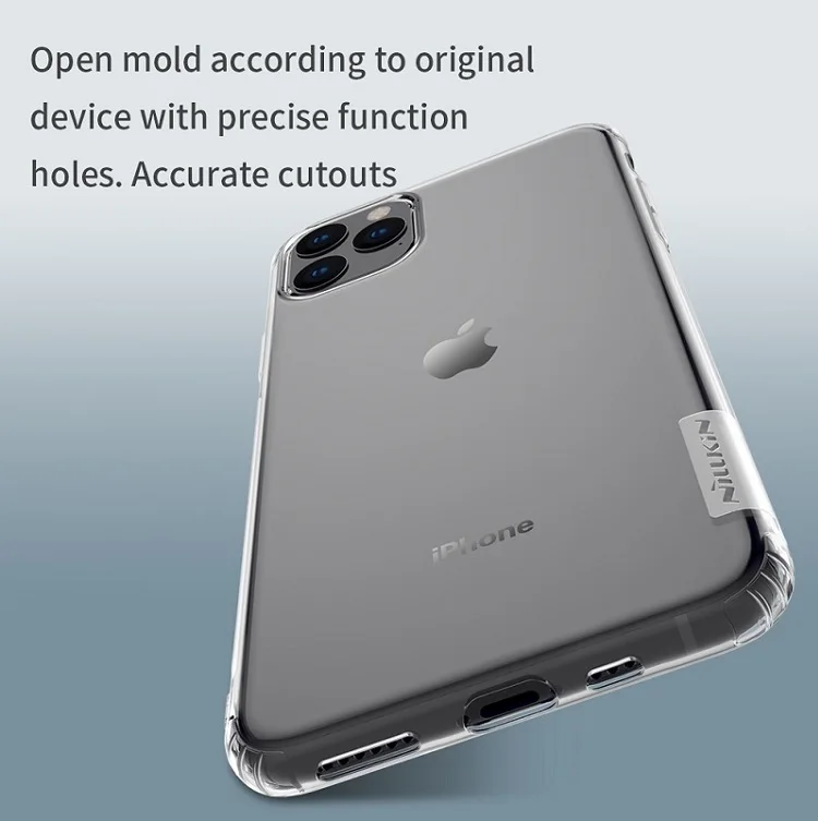Для iPhone 11 чехол Nillkin натуральный прозрачный мягкий кремний TPU Защитный чехол для iPhone 11/X/XR/XS Max для iPhone 11 Pro