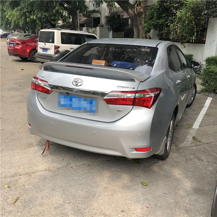 Спойлер для TOYOTA Corolla 2012-2016 высококачественный спойлер из АБС-пластика заднего