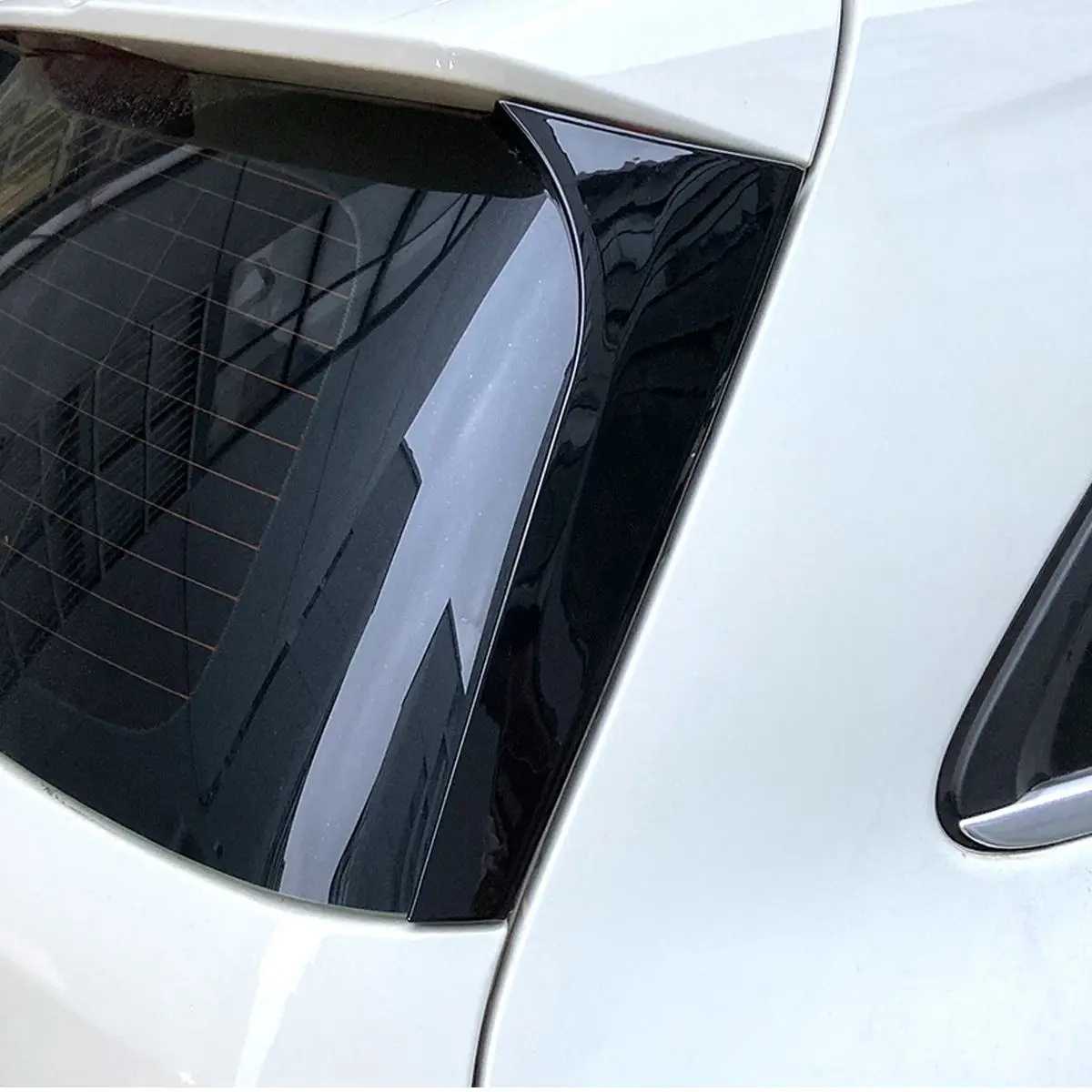 

Gloss Black Rear Window Side Spoiler Canard Canards Splitter For Mercedes for Benz B Class W246 B180 B200 2012 2013-2018 Pair