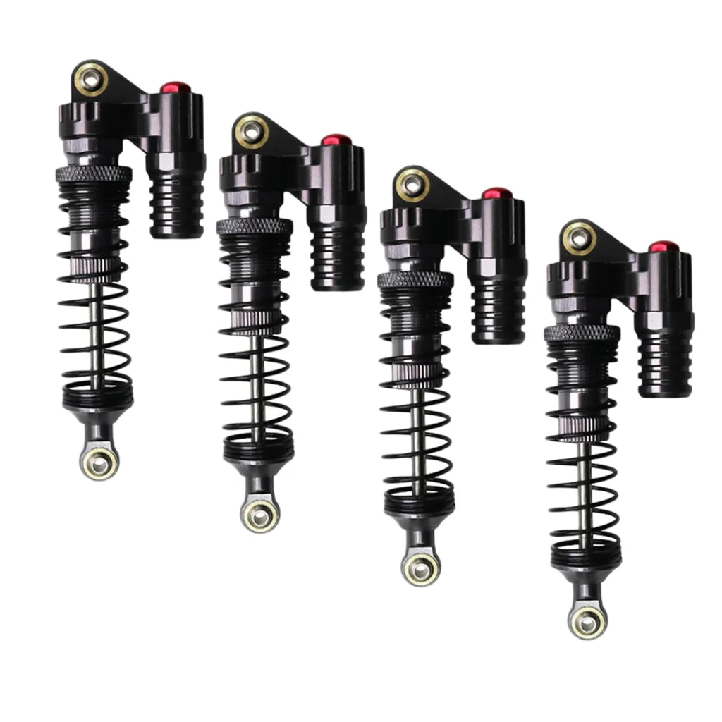 

MagiDeal Metal Front Rear Shock Absorber Set For SCX10 D90 1/10 RC Car Parts