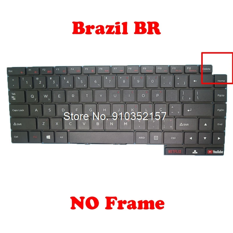 

Laptop BR Layout Keyboard For SCDY300-16-2 Brazil BR NO Frame