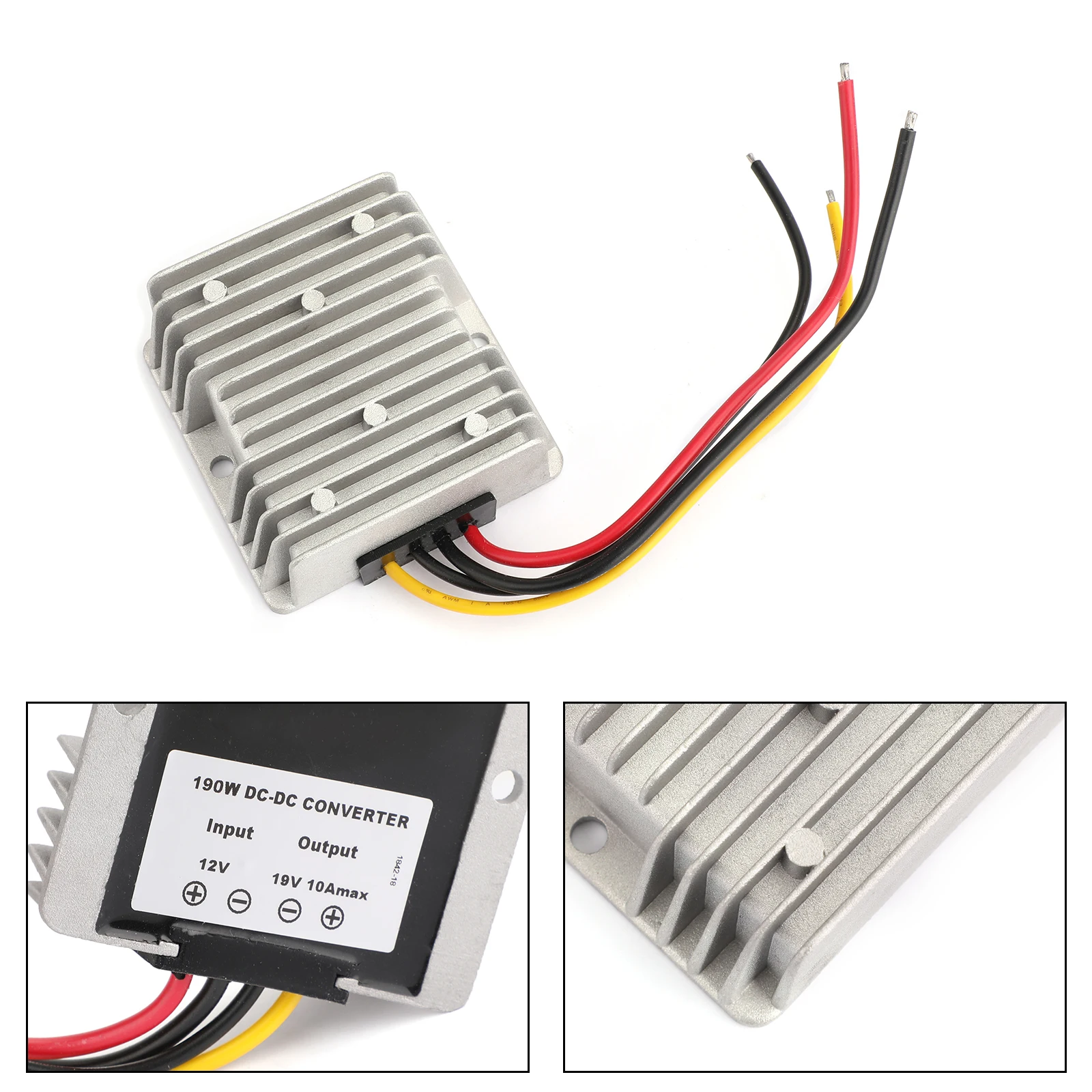 

Areyourshop 12V to 19V 10A 190W DC-DC Boost Step Up Power Converter Voltage Regulator Module