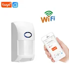 Смарт Wi-Fi инфракрасные детекторы Tuya, датчик движения, сигнализация, совместима с приложением Tuya Smart Life APP