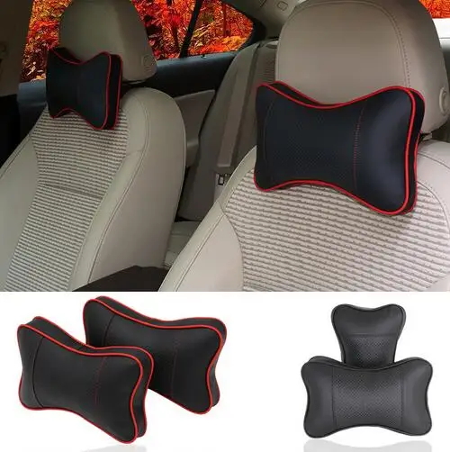 

2 шт. кожа с эффектом памяти «Коттон мемори» автокресло эргономичный подголовник для шеи подушки