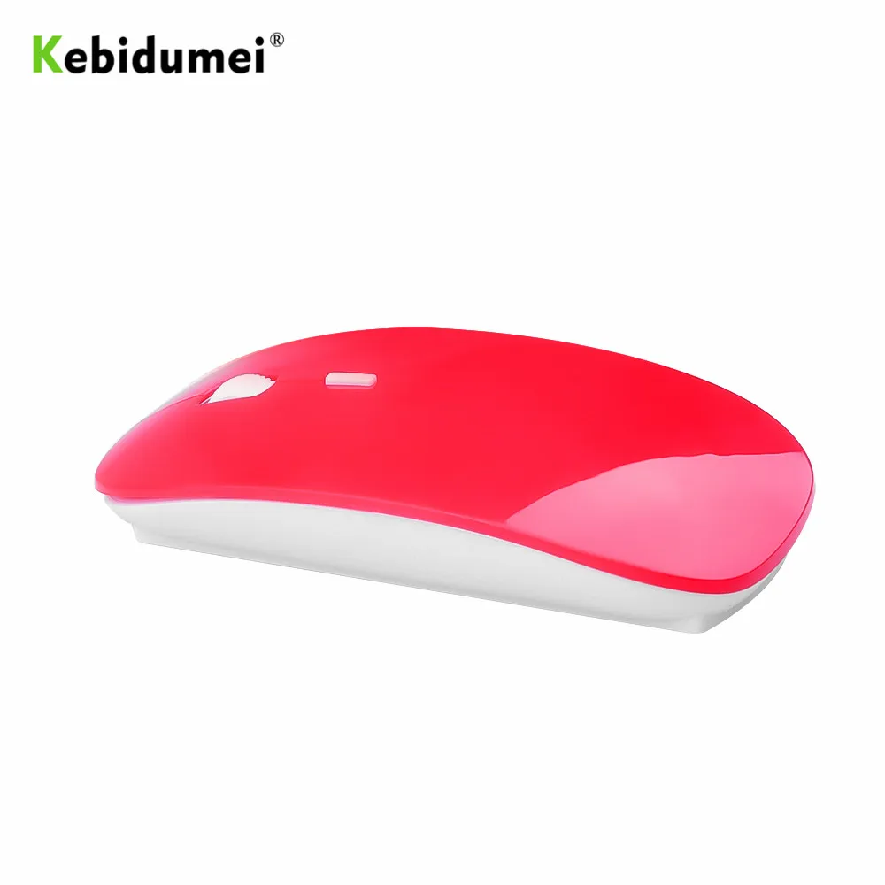 Ультратонкая беспроводная мышь kebidumei 2 4G USB оптическая игровая Беспроводные мыши