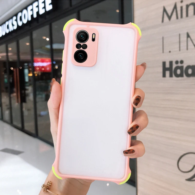 

Shockproof Armor Case For Xiaomi Poco F3 M3 X3 NFC Mi 11 10T Lite Redmi K40 Note 10 Pro Max 9S 9T 8 Soft Frame Clear Back Cover
