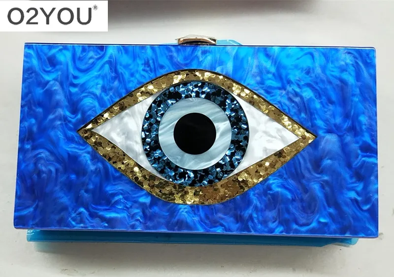 Акриловые сумки клатчи с жемчужинами Evil eye летние для путешествий пляжа из акрила
