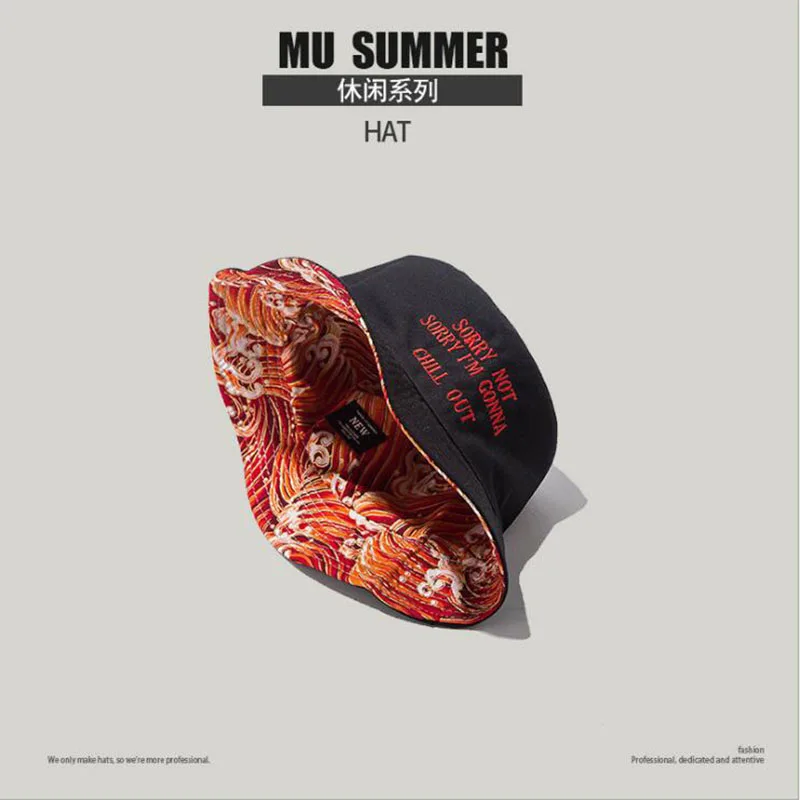 

Панама женская хлопковая для серфинга, модная пляжная Панама, двусторонняя, шляпа от солнца, лето