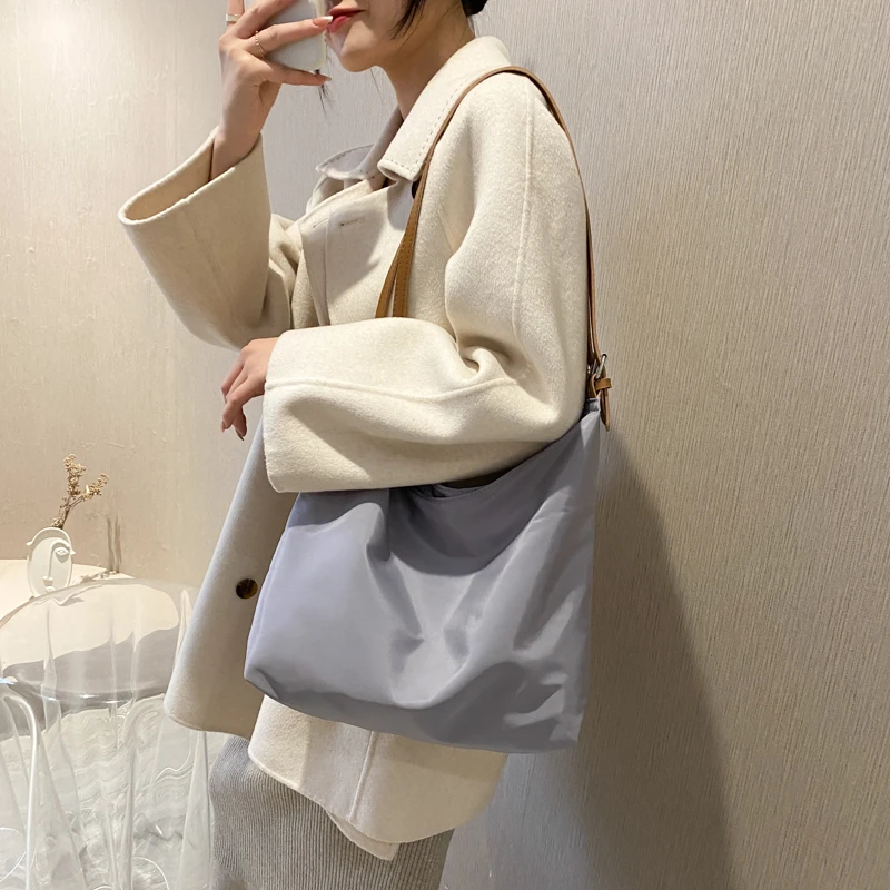 

Cloth Bag Korean Version Harajuku Shoulder Bag 2021 New Trendy Nylon Female Student Large Capacity