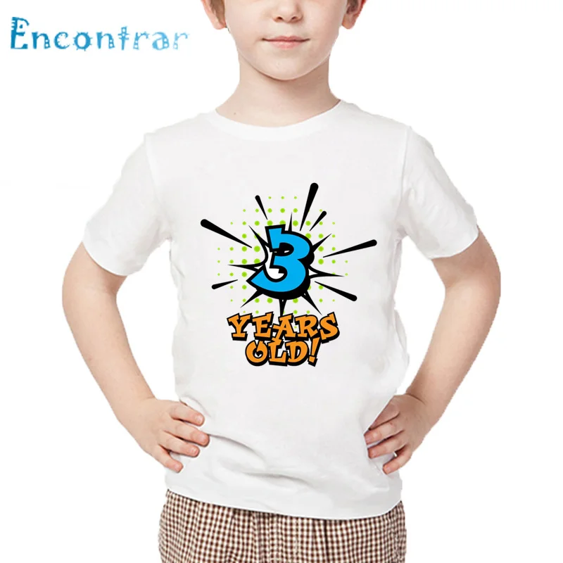 Забавные принты с надписями на день рождения для мальчиков 1 5 лет детские летние