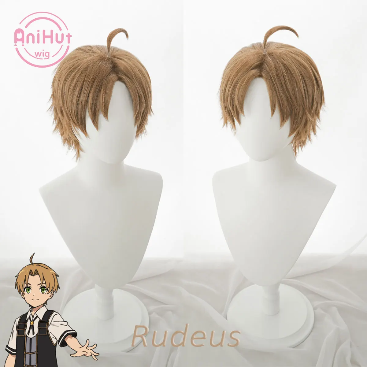 

Парик для косплея Rudeus грейрат, каштановый, термостойкий, для Хэллоуина